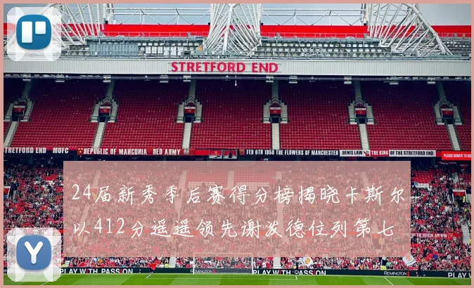 24届新秀季后赛得分榜揭晓卡斯尔以412分遥遥领先谢泼德位列第七